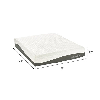 Materasso in memory foam Jacquard EdgeMod Java da 12 pollici