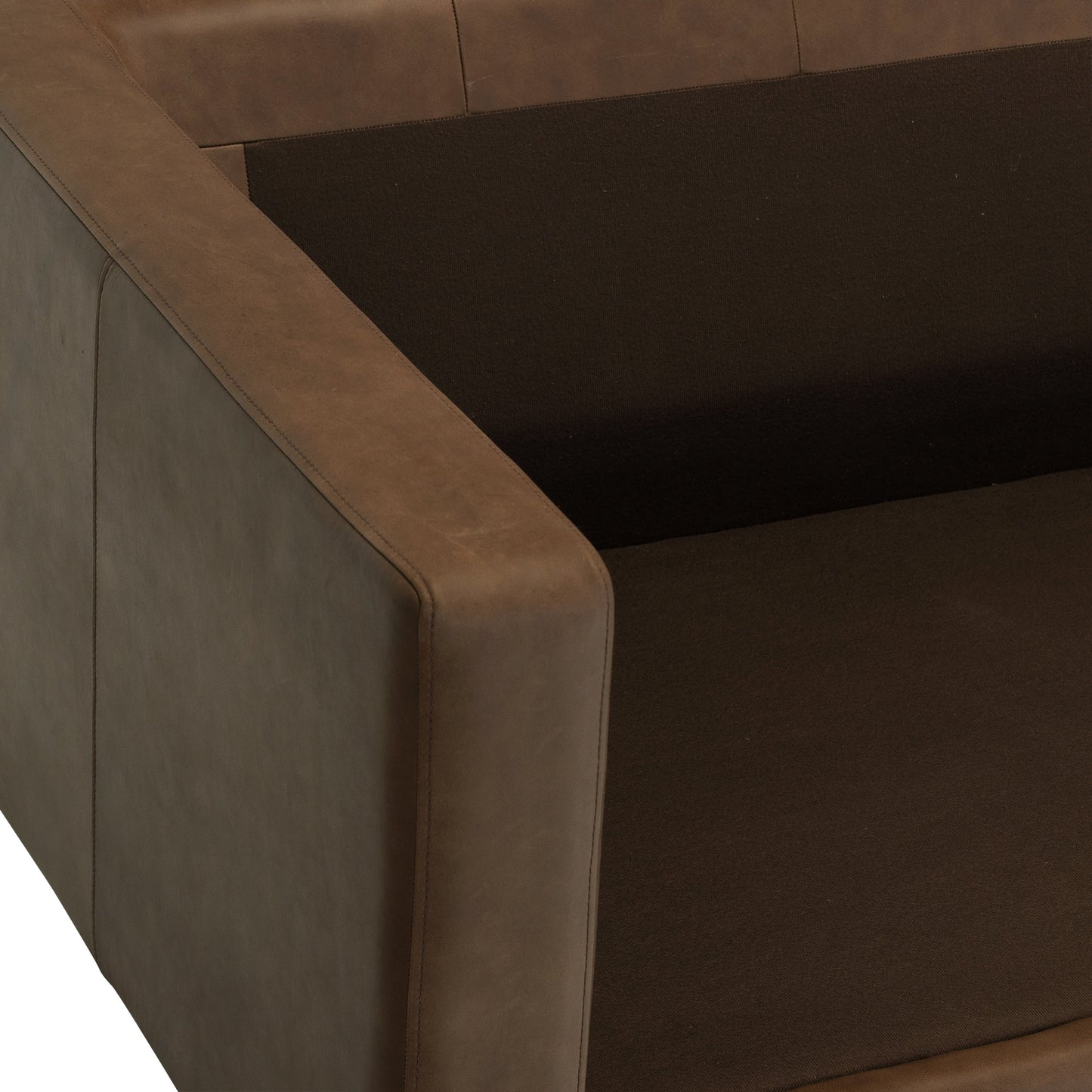 Divano Poly &amp; Bark Napa 72 Apartment - Vera pelle italiana pieno fiore