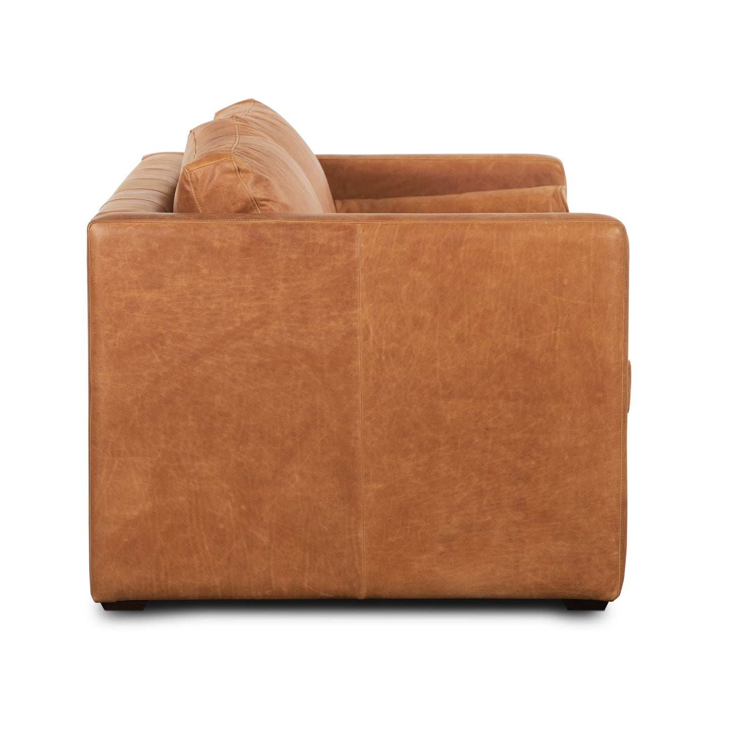 Divano letto trasformabile estraibile in pelle Poly &amp; Bark Napa 82 - Vera pelle italiana pieno fiore