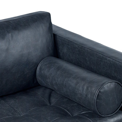 Divano letto trasformabile estraibile in pelle Poly &amp; Bark Napa 82 - Vera pelle italiana pieno fiore