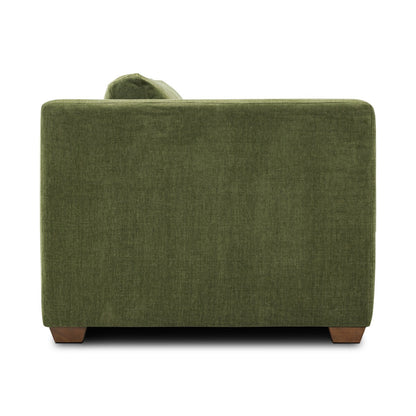 Divano letto estraibile Poly and Bark Napa 82 in verde anticato