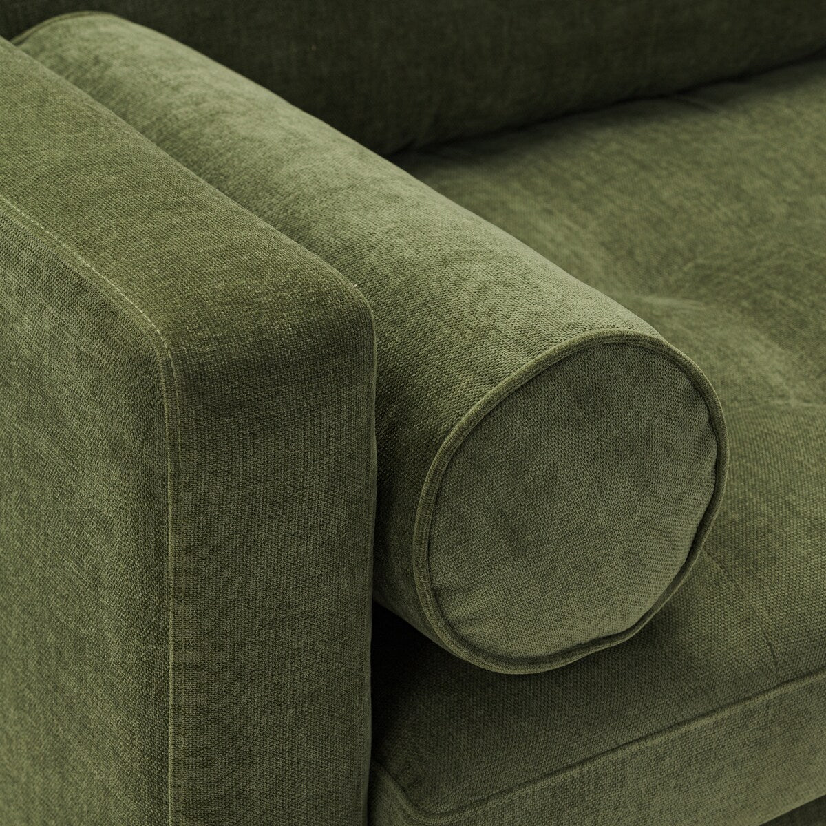 Divano letto estraibile Poly and Bark Napa 82 in verde anticato