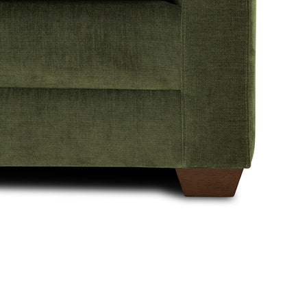 Divano letto estraibile Poly and Bark Napa 82 in verde anticato
