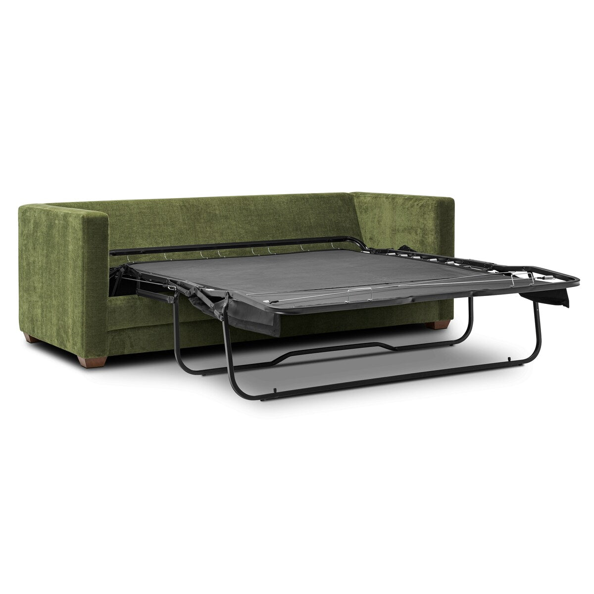 Divano letto estraibile Poly and Bark Napa 82 in verde anticato