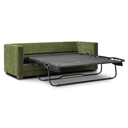 Divano letto estraibile Poly and Bark Napa 82 in verde anticato