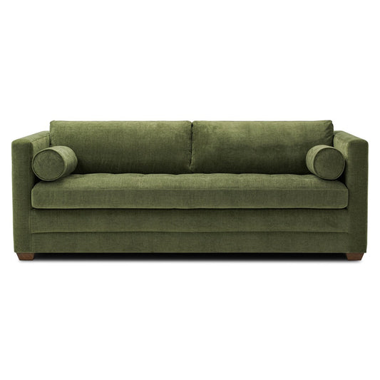 Divano letto estraibile Poly and Bark Napa 82 in verde anticato