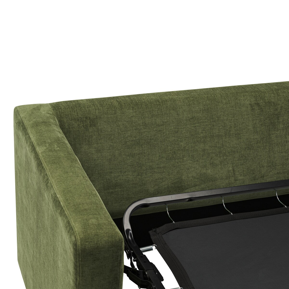 Divano letto estraibile Poly and Bark Napa 82 in verde anticato