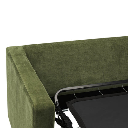 Divano letto estraibile Poly and Bark Napa 82 in verde anticato