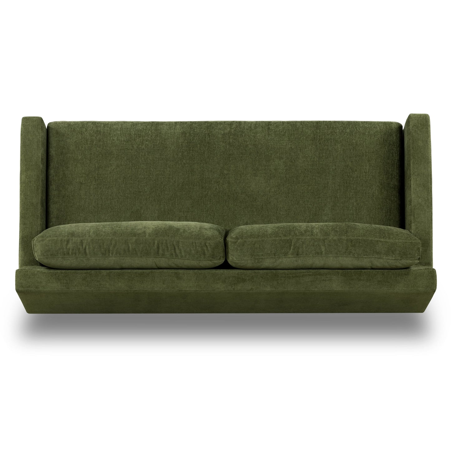 Divano Poly &amp; Bark Zyon 90 in velluto verde anticato