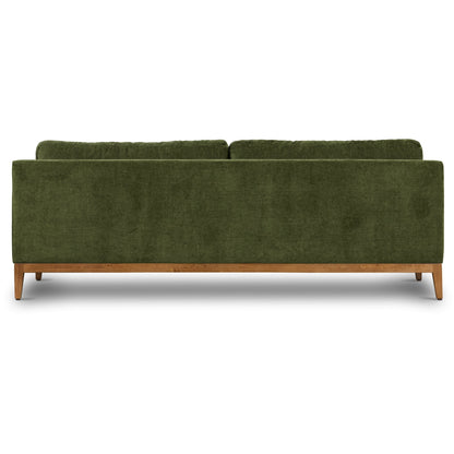 Divano Poly &amp; Bark Zyon 90 in velluto verde anticato