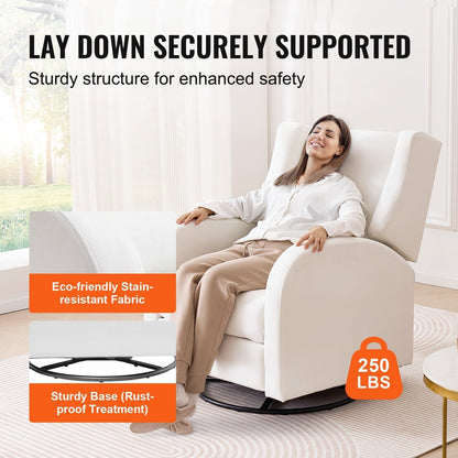 Poltrona reclinabile in poliestere, girevole, ergonomica ed elettrica