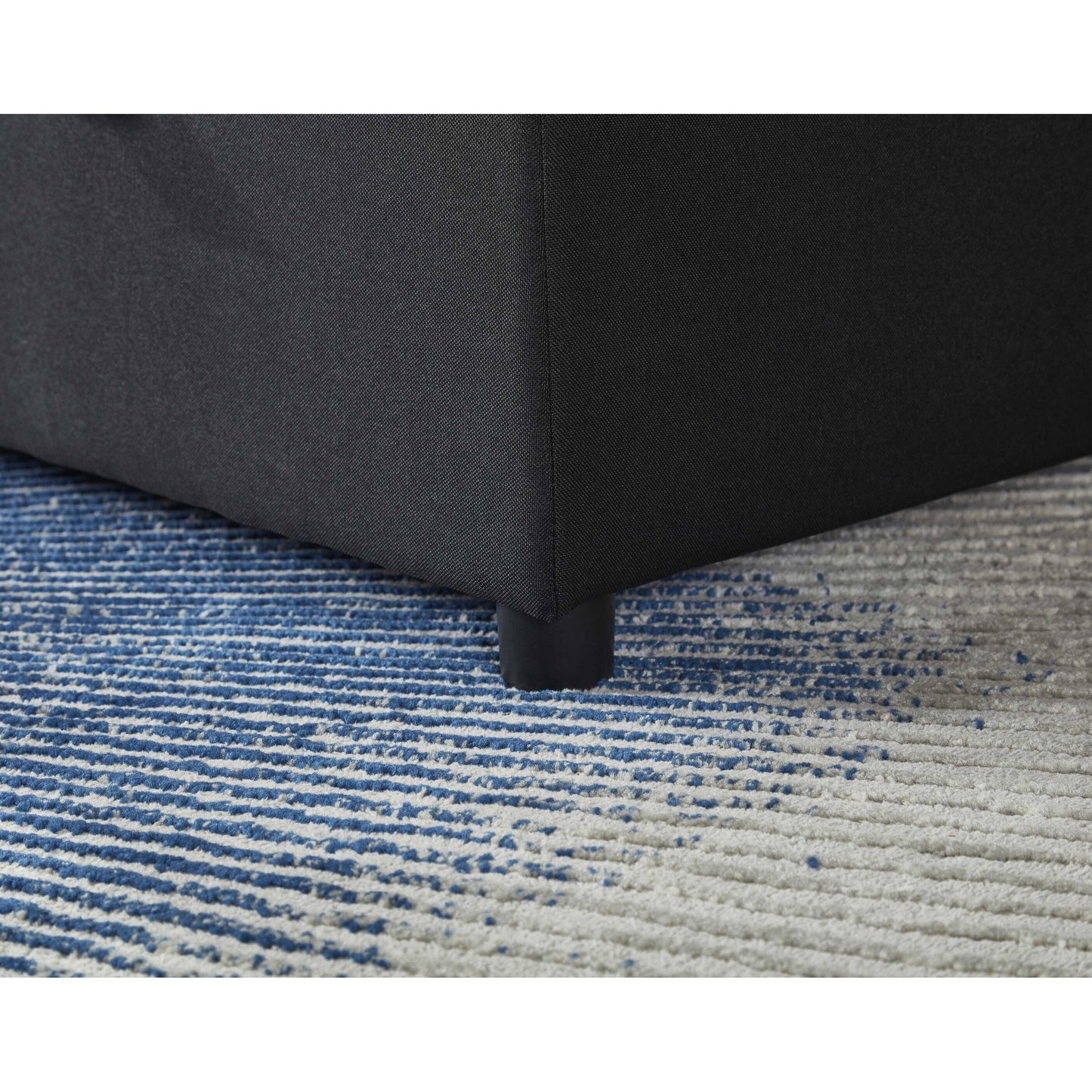 Divano componibile in lino, chaise longue reversibile con letto estraibile