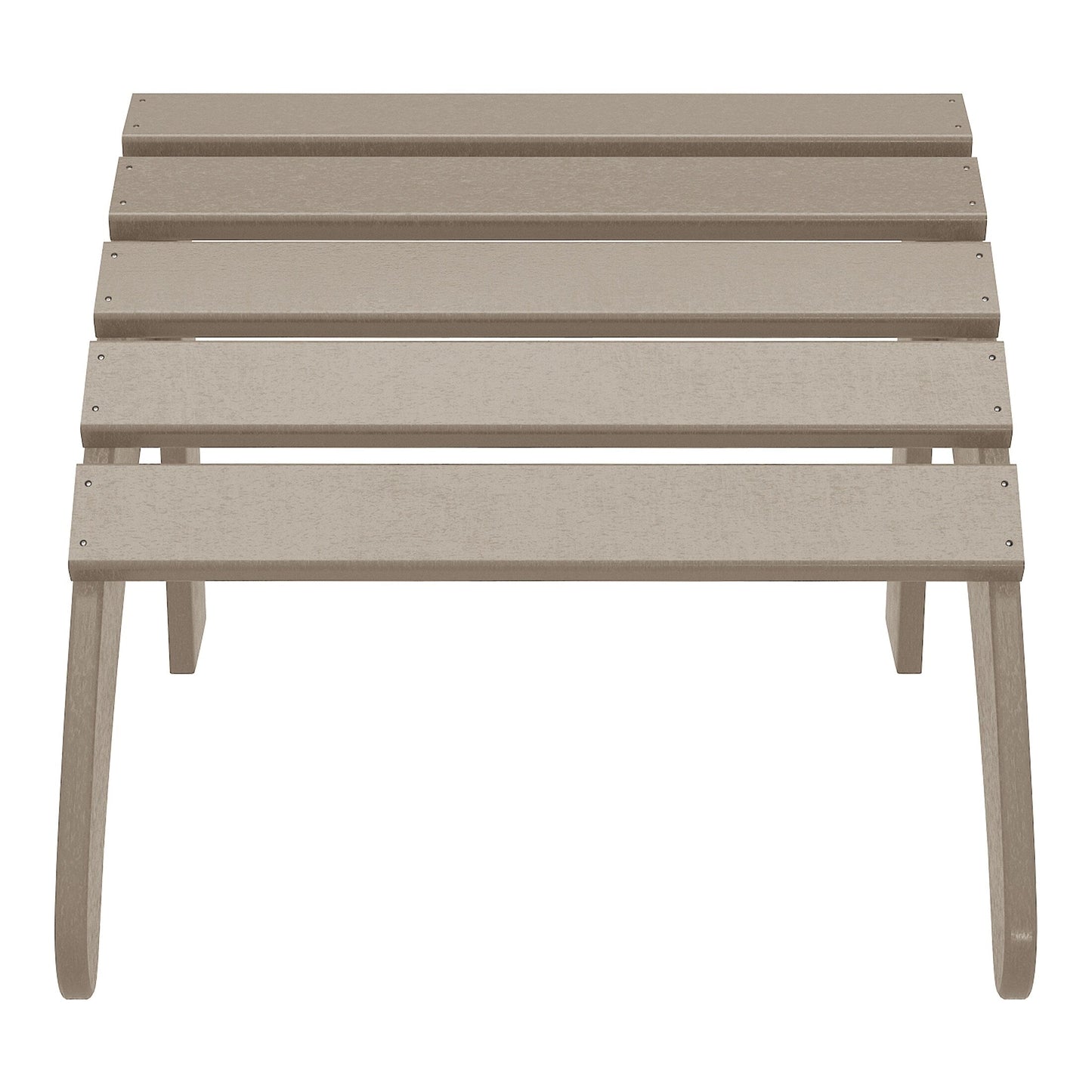 Set di 4 sedie Adirondack da esterno Polytrends Aderson con pouf