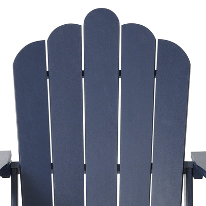 Set di 4 sedie Adirondack da esterno Polytrends Aderson con pouf