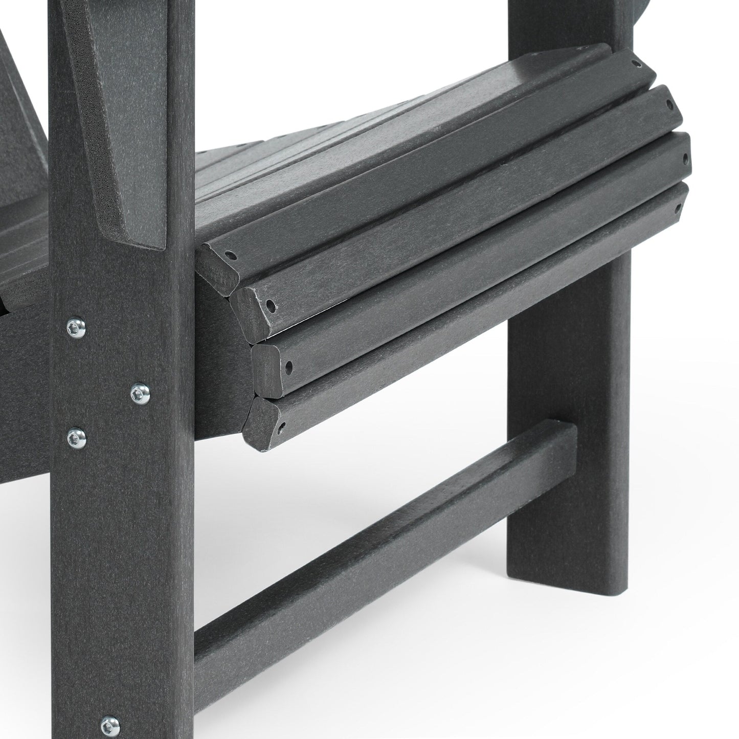 Set di 4 sedie Adirondack da esterno Polytrends Aderson con pouf