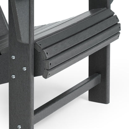 Set di 4 sedie Adirondack da esterno Polytrends Aderson con pouf