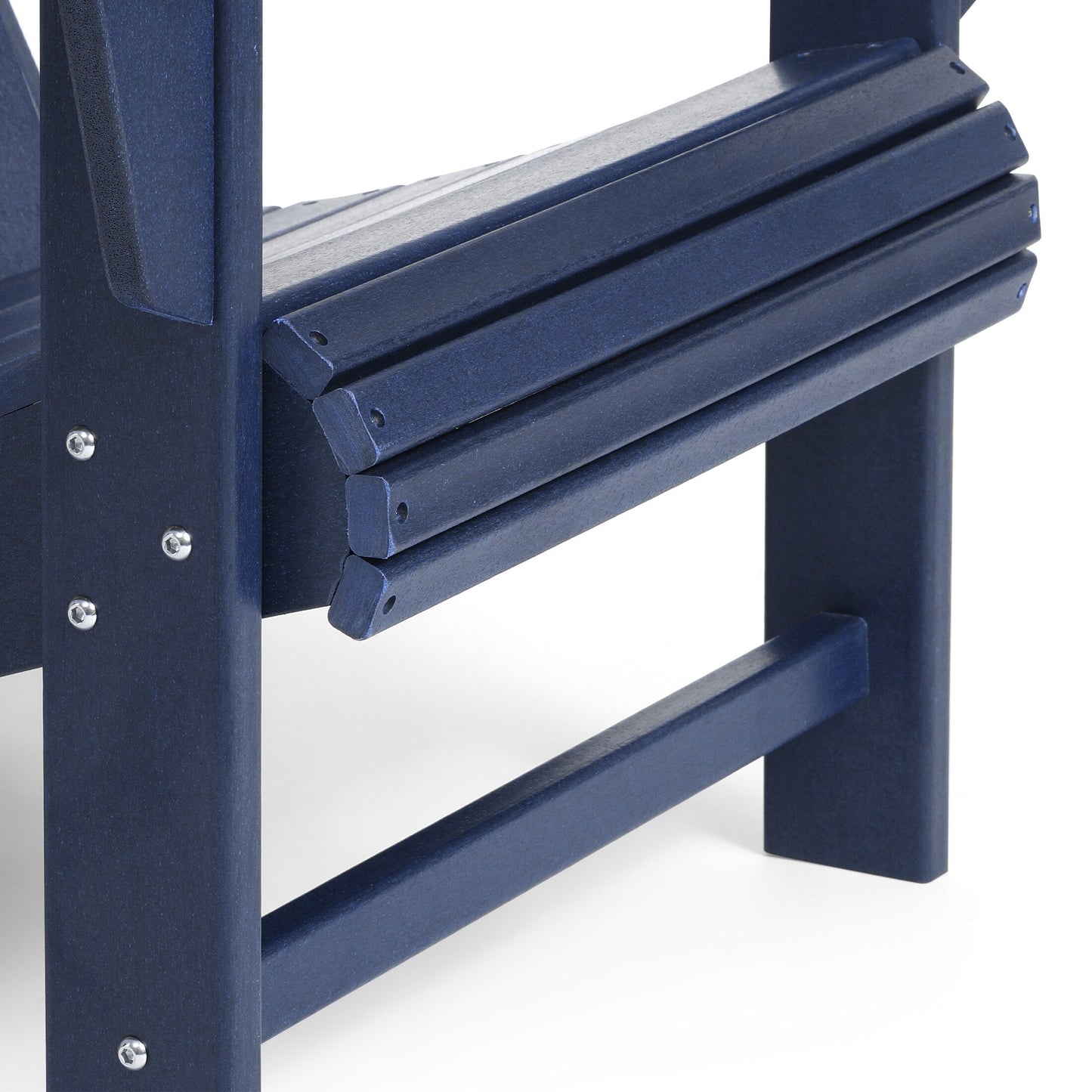 Set di 4 sedie Adirondack da esterno Polytrends Aderson con pouf