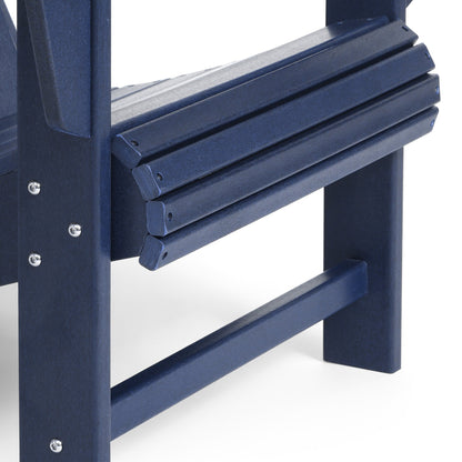 Set di 4 sedie Adirondack da esterno Polytrends Aderson con pouf