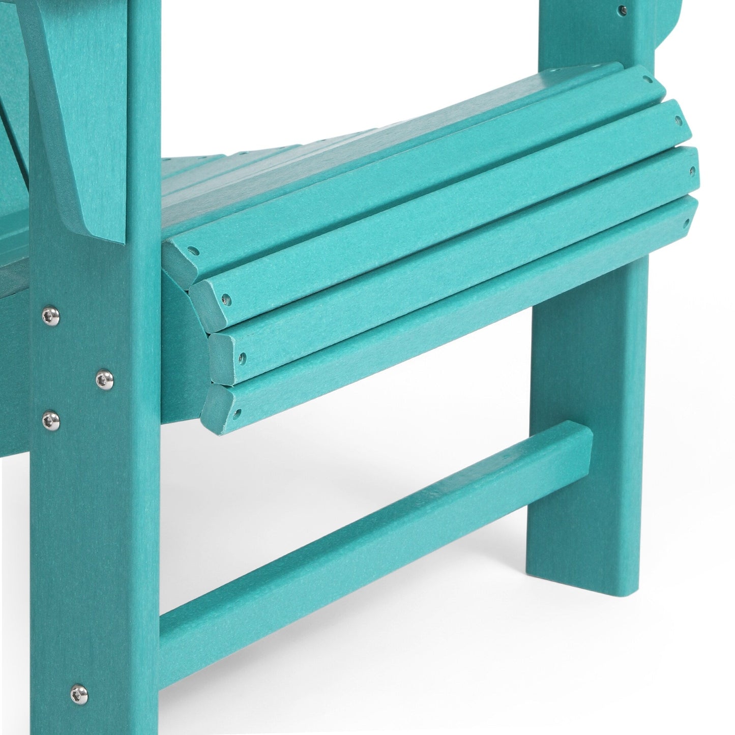 Set di 4 sedie Adirondack da esterno Polytrends Aderson con pouf