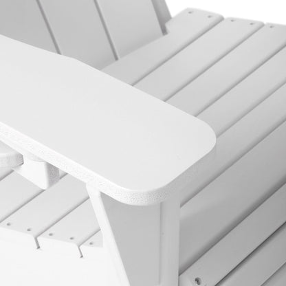 Set di 4 sedie Adirondack da esterno Polytrends Aderson con pouf