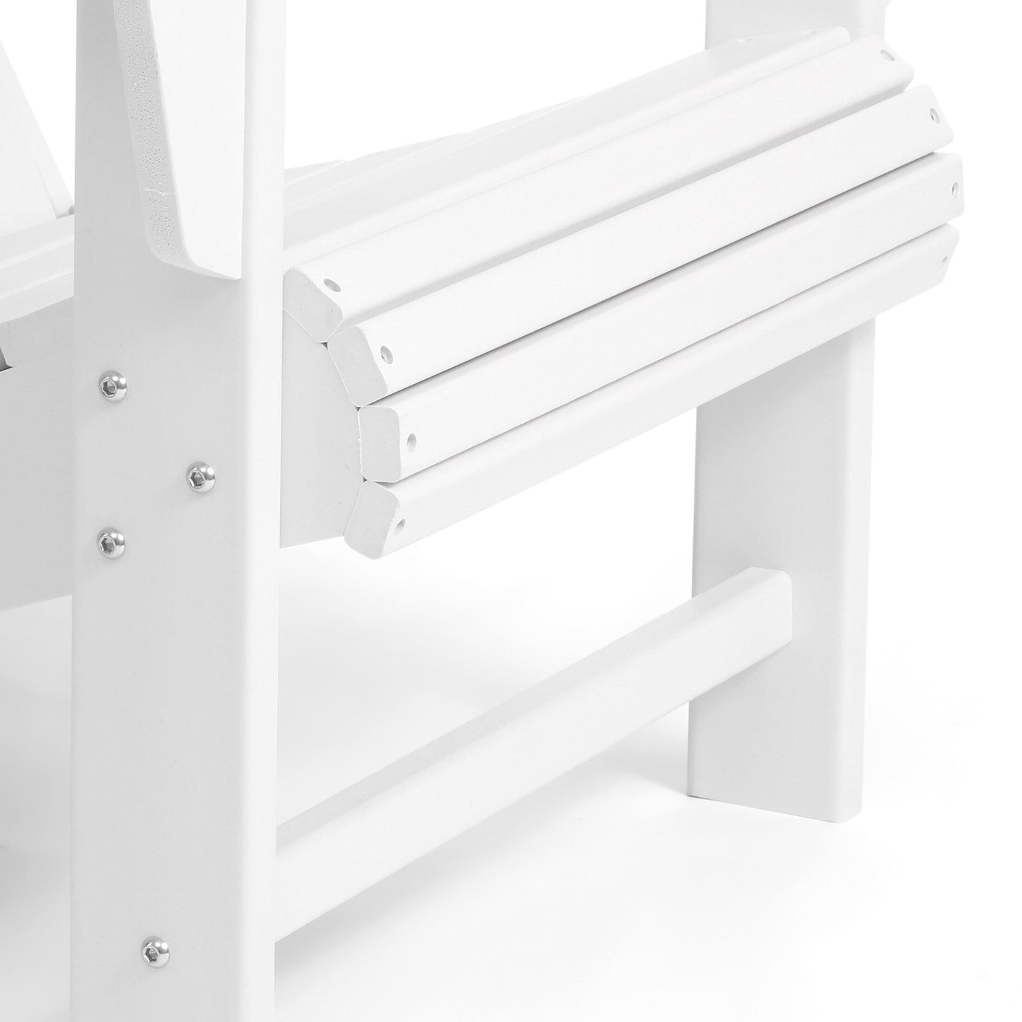 Set di 4 sedie Adirondack da esterno Polytrends Aderson con pouf