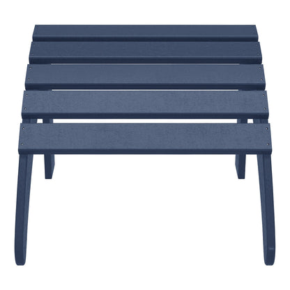 Set di 4 sedie Adirondack da esterno Polytrends Aderson con pouf