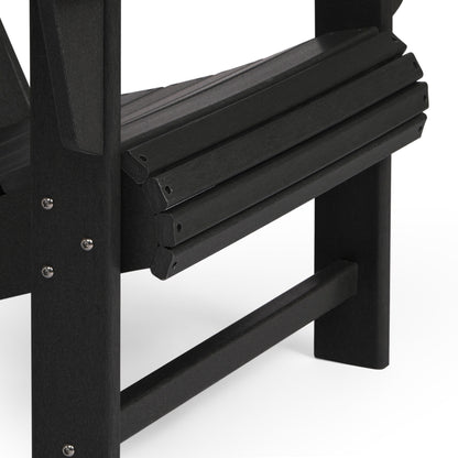 Set di 4 sedie Adirondack da esterno Polytrends Aderson con pouf