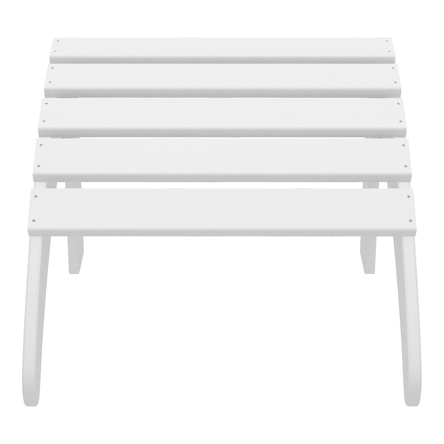 Set di 4 sedie Adirondack da esterno Polytrends Aderson con pouf