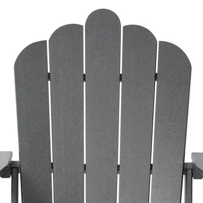 Set di 4 sedie Adirondack da esterno Polytrends Aderson con pouf