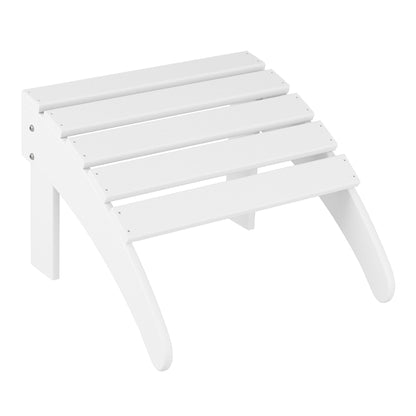 Set di 4 sedie Adirondack da esterno Polytrends Aderson con pouf