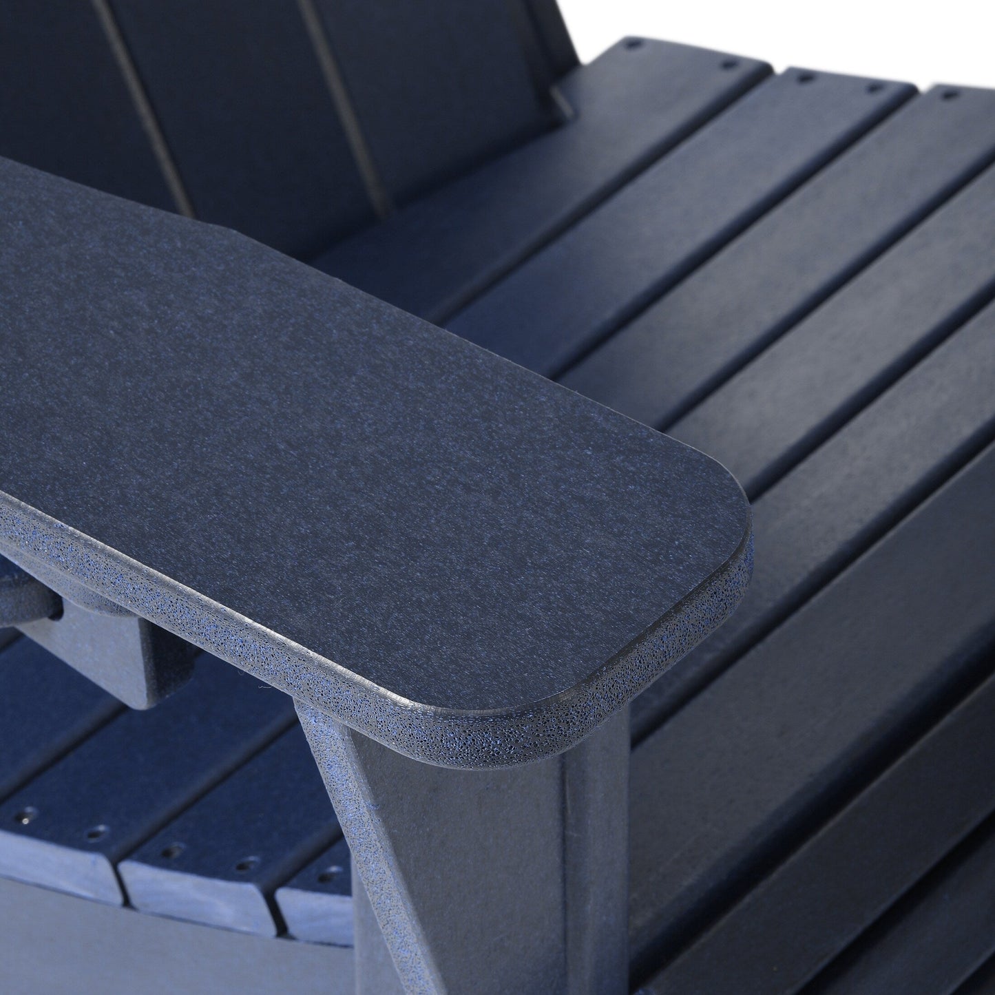 Set di 4 sedie Adirondack da esterno Polytrends Aderson con pouf