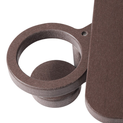 Set di 4 sedie Adirondack da esterno Polytrends Aderson con pouf