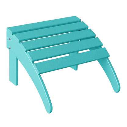 Set di 4 sedie Adirondack da esterno Polytrends Aderson con pouf