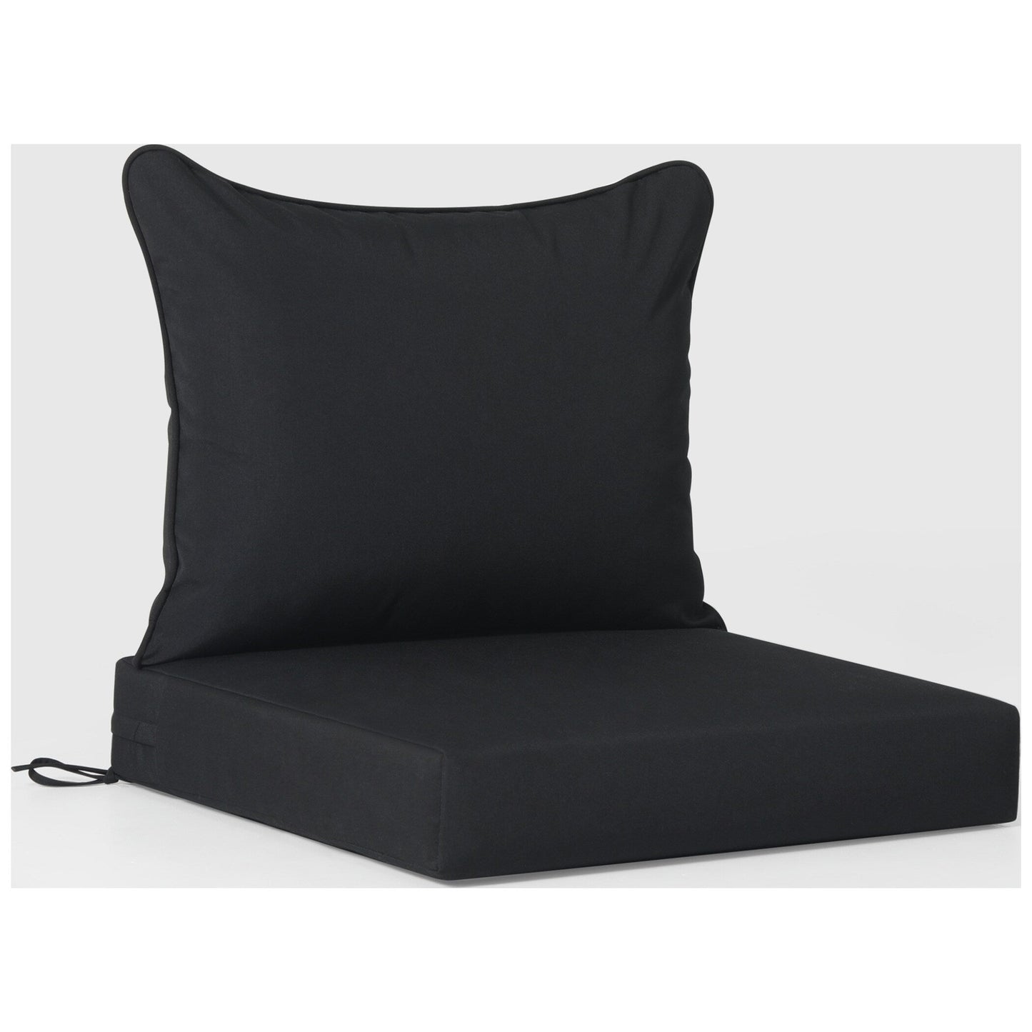 Polytrends Birchwood All Weather HDPE Set da conversazione per esterni da patio blu navy con posti a sedere profondi (set da 5 pezzi)