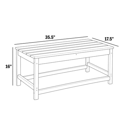 Polytrends Laguna HDPE, set da conversazione per esterni, sedie pieghevoli Adirondack adatte a tutte le stagioni e adatte a tutti i tipi di patio (set da 4 pezzi)