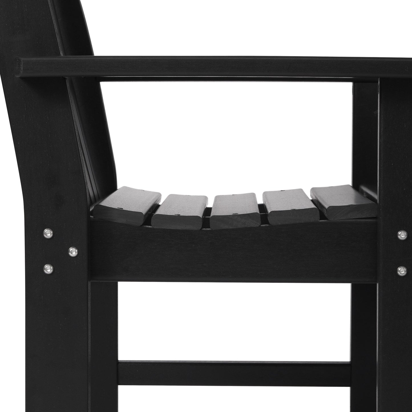 Polytrends Laguna, set da pranzo da giardino con tavolo rettangolare da 6 pezzi per patio e panca