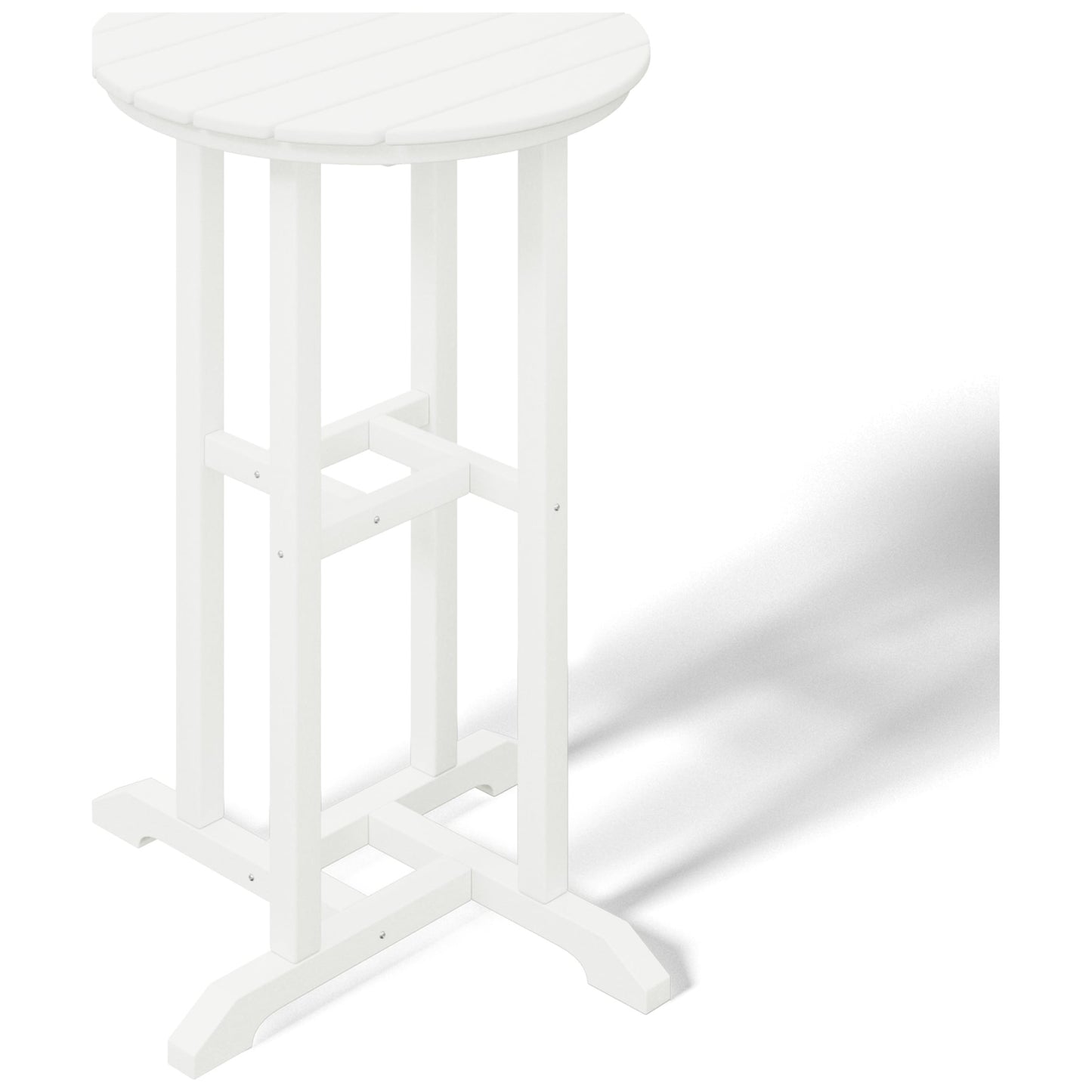 Set da bancone da bistrot per esterni Polytrends Laguna HDPE per tutte le stagioni (set da 4 pezzi)