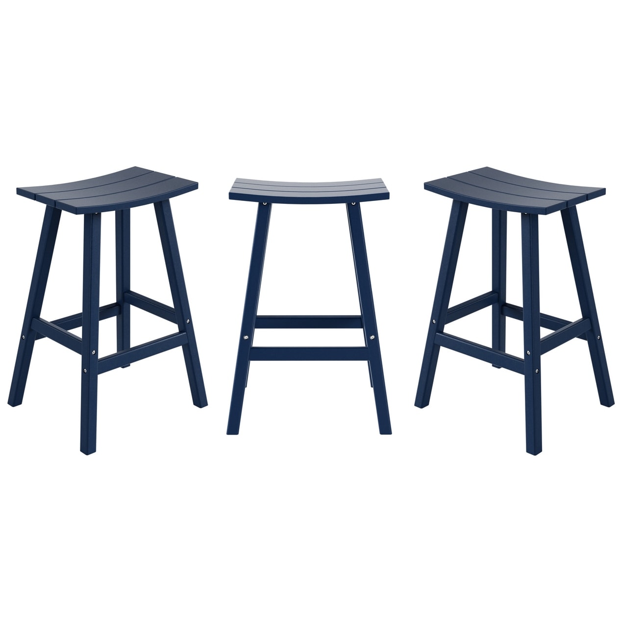 Set da bancone da bistrot per esterni Polytrends Laguna HDPE per tutte le stagioni (set da 4 pezzi)