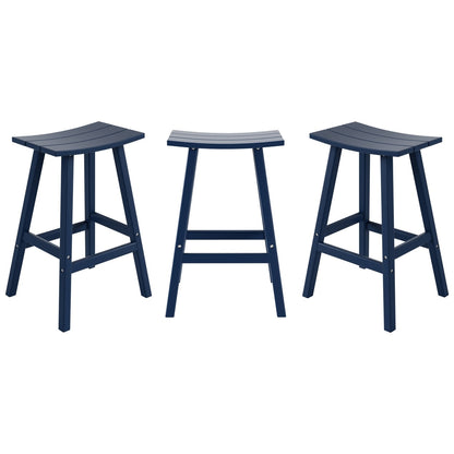 Set da bancone da bistrot per esterni Polytrends Laguna HDPE per tutte le stagioni (set da 4 pezzi)