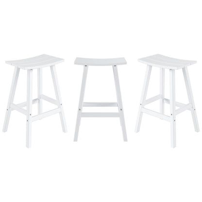 Set da bancone da bistrot per esterni Polytrends Laguna HDPE per tutte le stagioni (set da 4 pezzi)