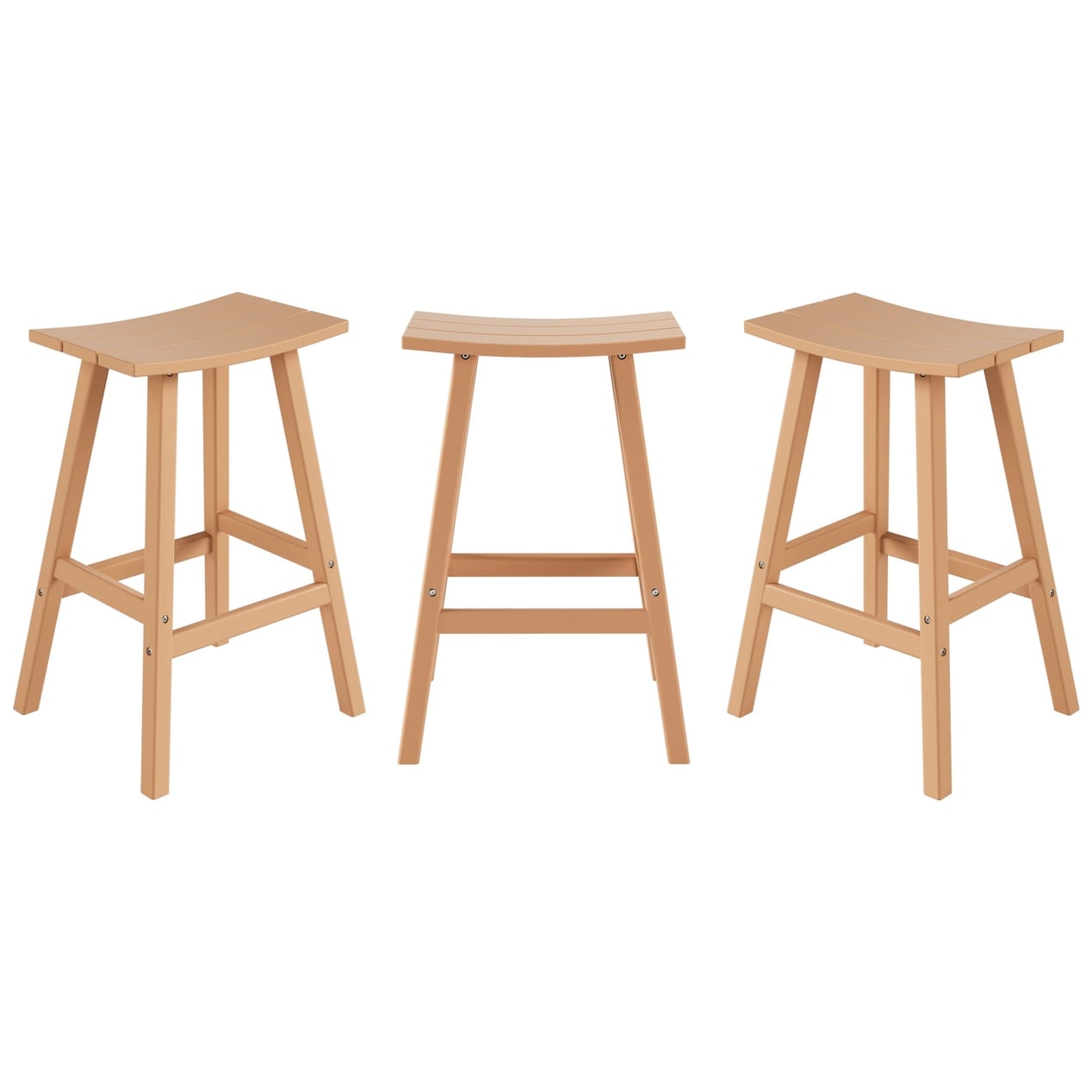 Set da bancone da bistrot per esterni Polytrends Laguna HDPE per tutte le stagioni (set da 4 pezzi)