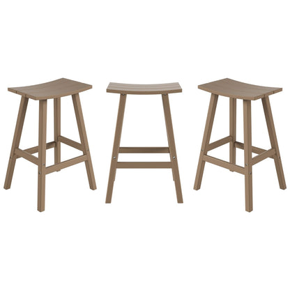 Set da bancone da bistrot per esterni Polytrends Laguna HDPE per tutte le stagioni (set da 4 pezzi)