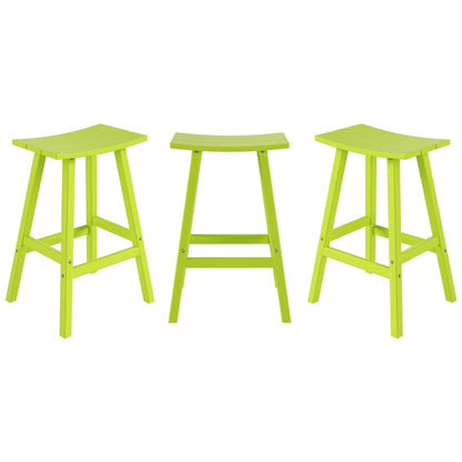 Set da bancone da bistrot per esterni Polytrends Laguna HDPE per tutte le stagioni (set da 4 pezzi)