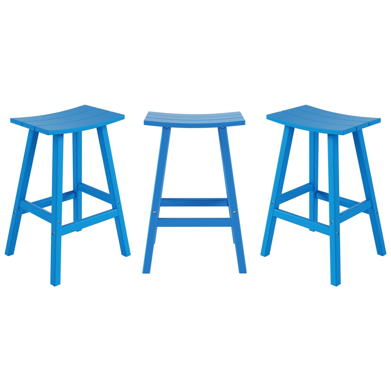 Set da bancone da bistrot per esterni Polytrends Laguna HDPE per tutte le stagioni (set da 4 pezzi)