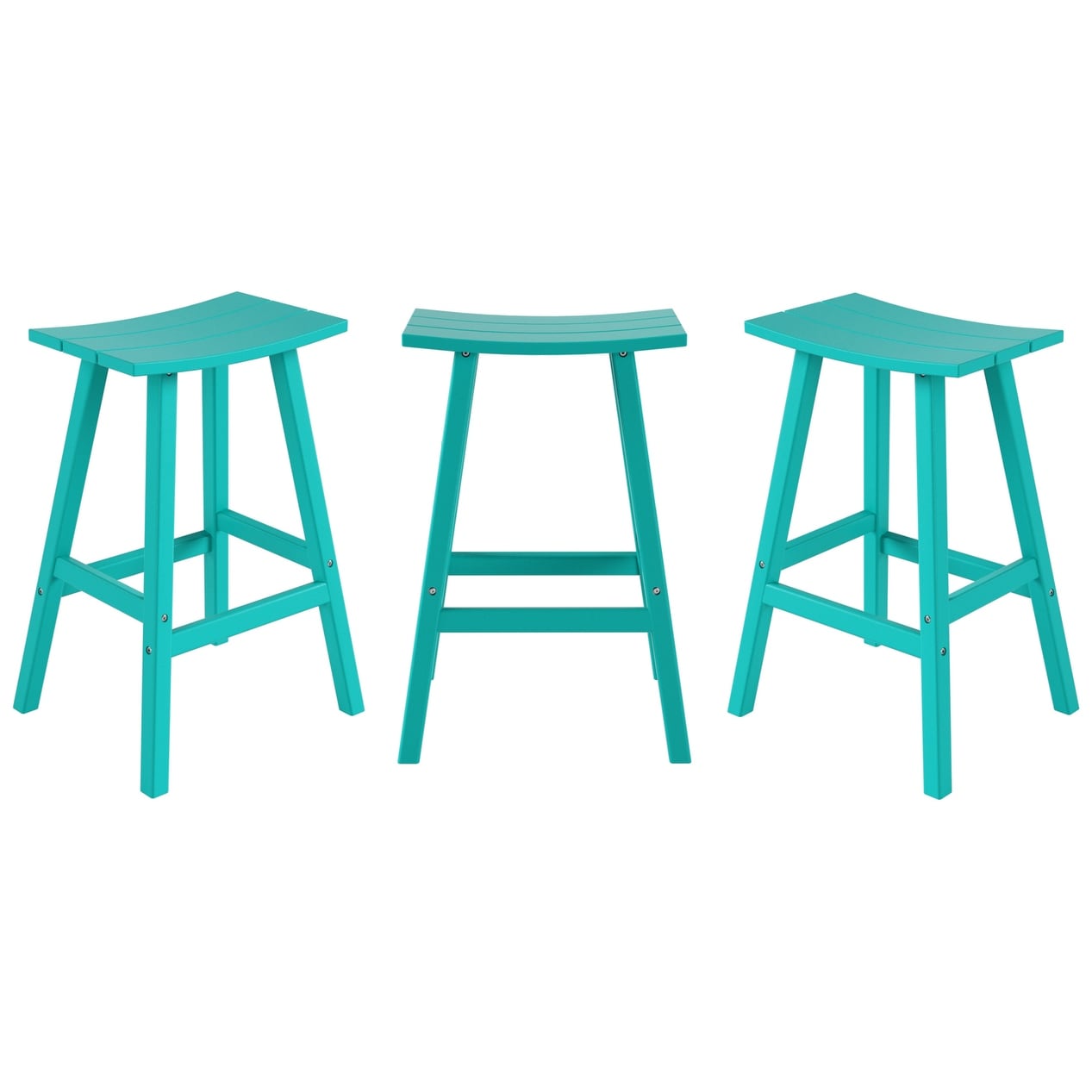 Set da bancone da bistrot per esterni Polytrends Laguna HDPE per tutte le stagioni (set da 4 pezzi)