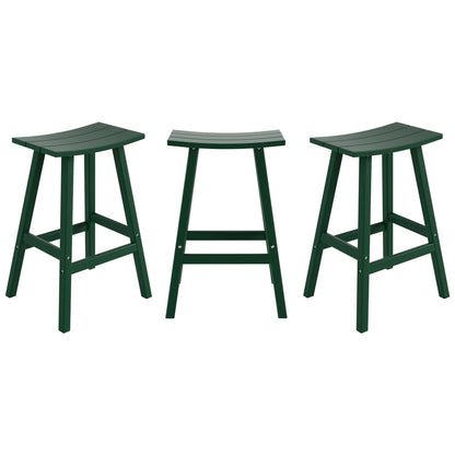 Set da bancone da bistrot per esterni Polytrends Laguna HDPE per tutte le stagioni (set da 4 pezzi)