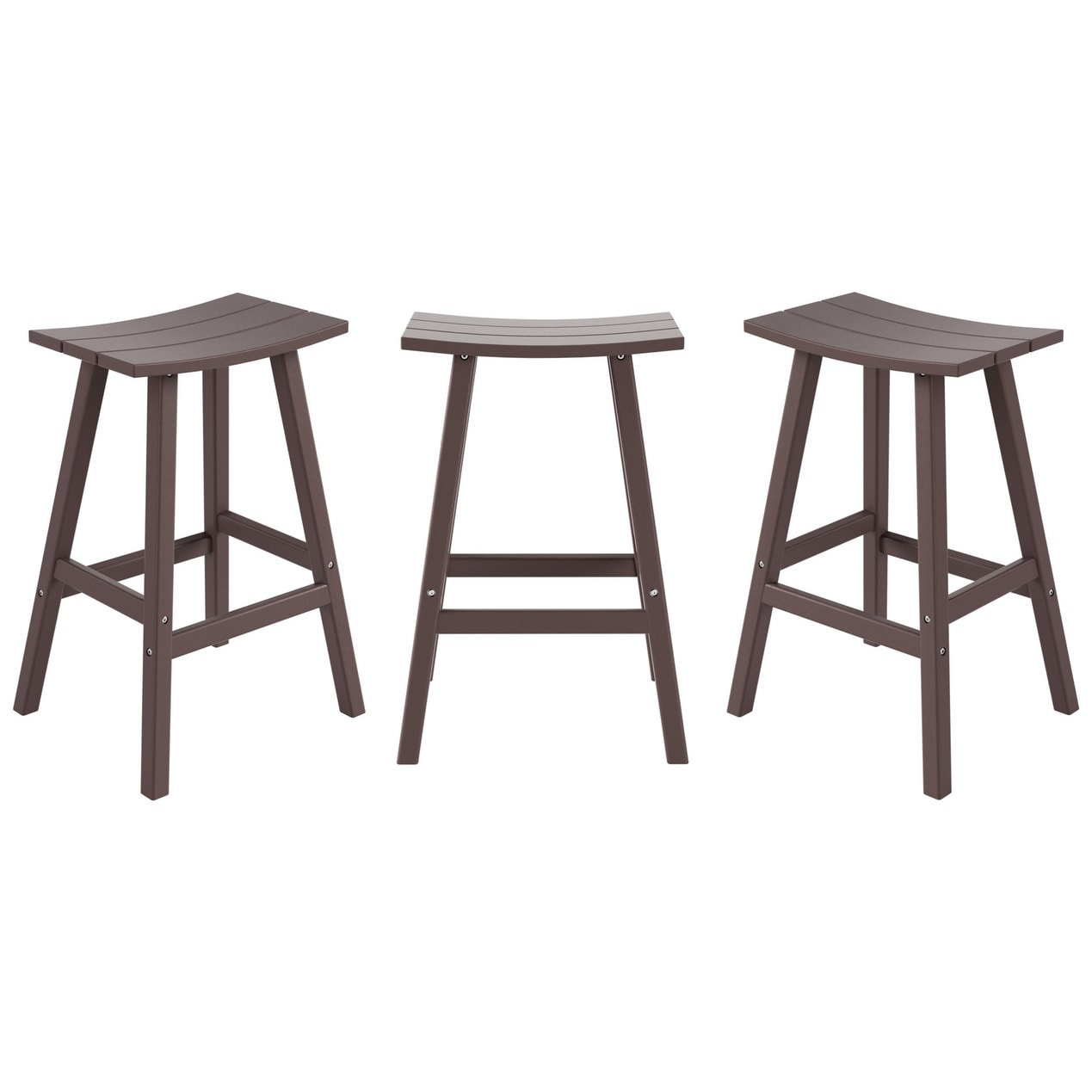 Set da bancone da bistrot per esterni Polytrends Laguna HDPE per tutte le stagioni (set da 4 pezzi)