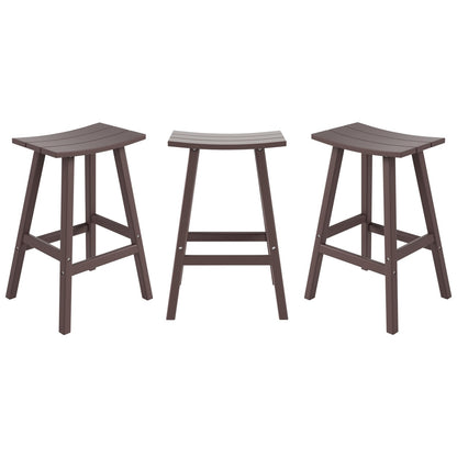 Set da bancone da bistrot per esterni Polytrends Laguna HDPE per tutte le stagioni (set da 4 pezzi)