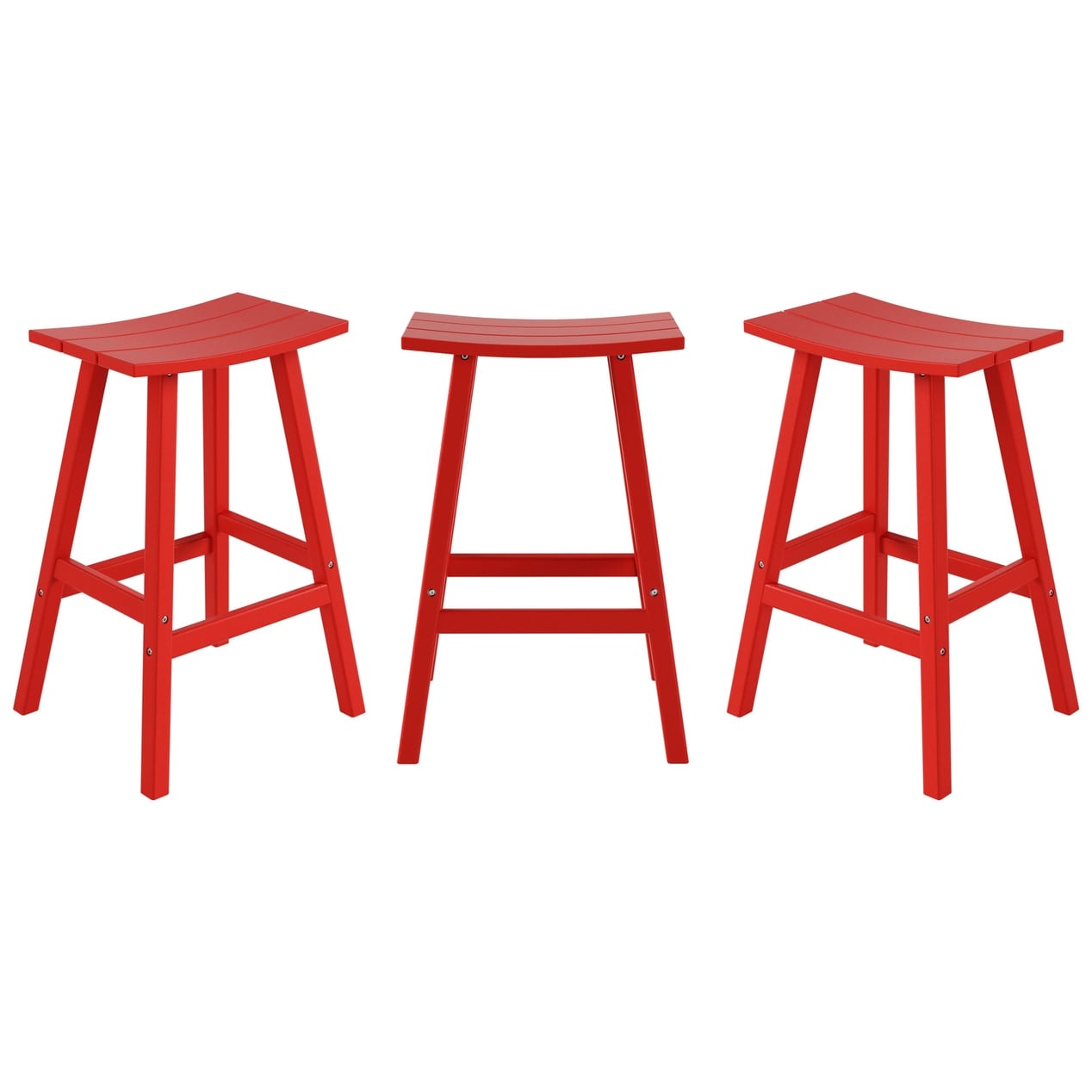 Set da bancone da bistrot per esterni Polytrends Laguna HDPE per tutte le stagioni (set da 4 pezzi)