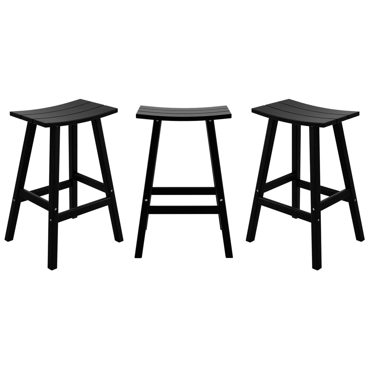 Set da bancone da bistrot per esterni Polytrends Laguna HDPE per tutte le stagioni (set da 4 pezzi)